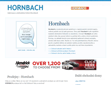 Tablet Screenshot of hornbach.akce-letaky.cz