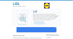 Desktop Screenshot of lidl.akce-letaky.cz