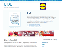 Tablet Screenshot of lidl.akce-letaky.cz