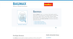Desktop Screenshot of baumax.akce-letaky.cz